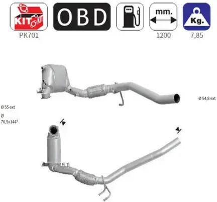 Americat DPF Filter for Audi