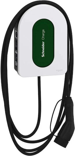 Schneider Electric Încărcător Montat Pe Perete Trei Faze 11kW Cu Cablu Încorporat 5m Tipul 2 (EVH5A11N2C5)