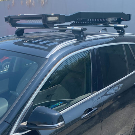 Auto Gs Σχάρα Οροφής Αυτοκινήτου Αλουμινίου 140x100cm Universal Chrysler GS