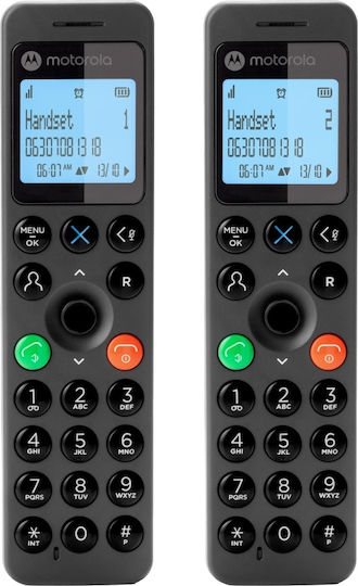 Motorola DOT202 Schnurlostelefon Schwarz