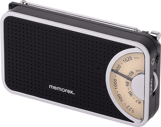Memorex MX-PR1-BK Radio Retro Cu Baterii Negru