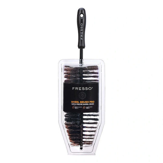 390693/fre Fresso Четка за Почистване на Джанти Wheel Brush Pro Мека Гъста Четка Издръжлива Слепена Дръжка 1 Бр 390693/fre