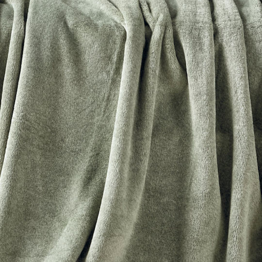 Kentia Monica Одеяло Fleece Полу-двойно 180x220см. Зелено
