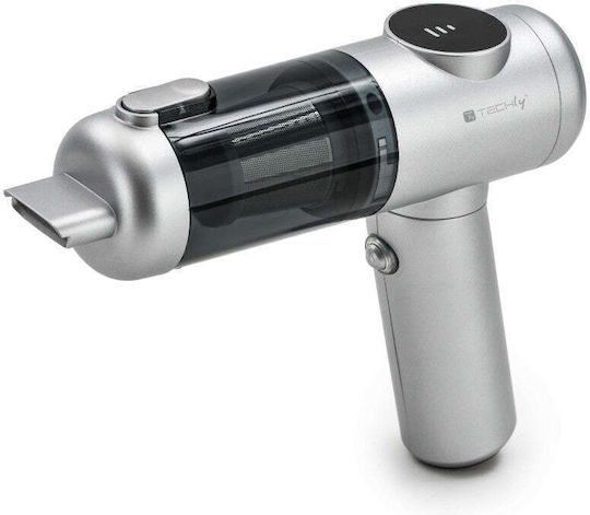 Techly Car Handheld Vacuum & Blower 2 in 1 Rechargeable 5V 100W Silver