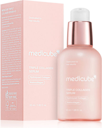 Triple Colagen Serum Antirid Pentru Față Cu Colagen Pentru Strălucire Și Tonifiere 55ml