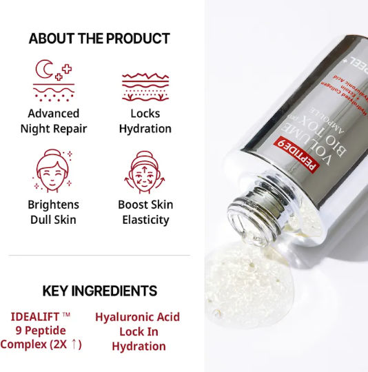 Medi Peel Peptide 9 Volume Biotox Αντιγηραντικό Ampoule Serum Προσώπου με Centella Asiatica & Νιασιναμίδη 100ml