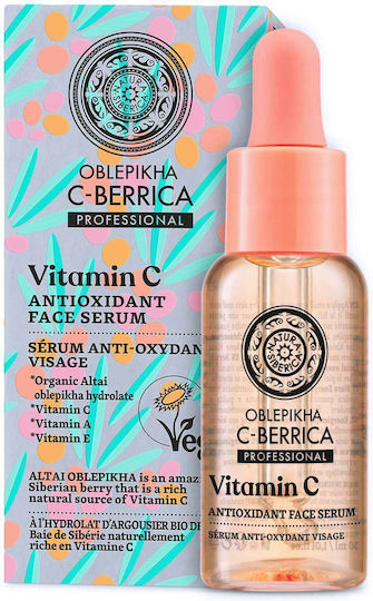 Oblepikha C-berrica Professional Moisturizing & Anti-aging Serum Face with Vitamin C & Niacinamide for Detoxification & Radiance 30ml