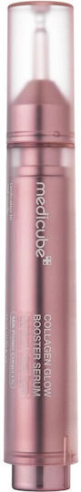 Medicube Collagen Glow Booster Moisturizing Face Serum Booster with AHA & Peptides for Brightening & Nourishing 15ml