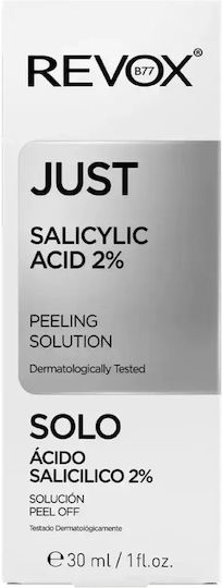 Revox Nur Salicylsäure 2% Serum Gesicht mit Salicylsäure für Entgiftung & Akne 30ml