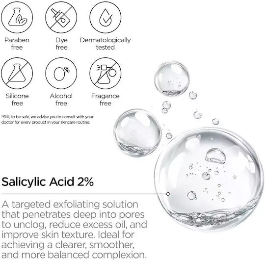 Revox Nur Salicylsäure 2% Serum Gesicht mit Salicylsäure für Entgiftung & Akne 30ml