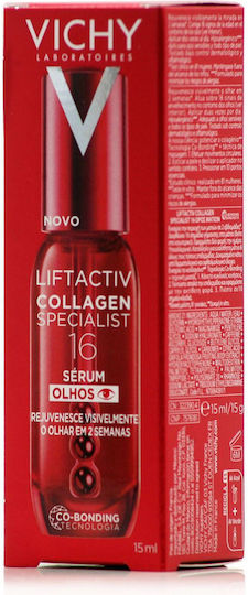 Vichy Liftactiv Anti-aging Serum Eyes with Peptides & Collagen for Radiance & Firming 15ml