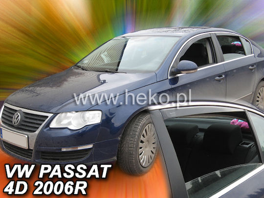 Heko Комплект Ветробрани Dark Fime за Volkswagen Пасат 2005-2015 4бр