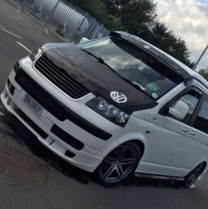 Heko Satz Windabweiser Vordere Dark Fime für Volkswagen Transporter 2D 2003 2Stück