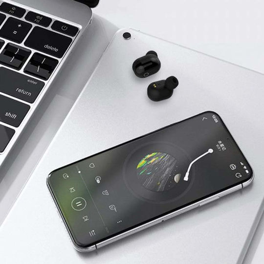 Somostel J58 In-ear Bluetooth Handsfree Ακουστικά με Θήκη Φόρτισης Λευκά