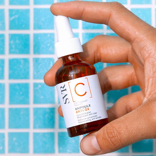 SVR Laboratoire Ampoule [Anti Ox] C Serum Anti-îmbătrânire pentru Față cu 20% Vitamina C pentru Strălucire 30ml