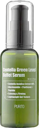 Purito Centella Green Level Buffer Противостареещ Серум За Лице С Центела Азиатика И Ниацинамид 60ml