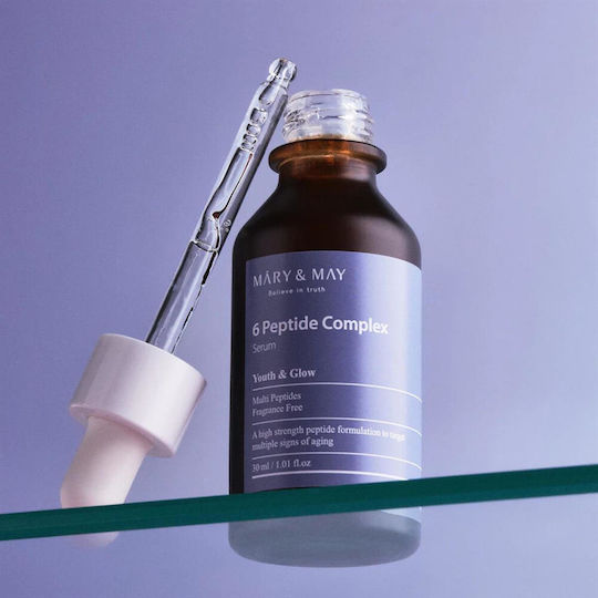 Feuchtigkeitsspendend & Anti-Aging Serum Gesicht mit Peptide für Strahlkraft & Straffung 30ml