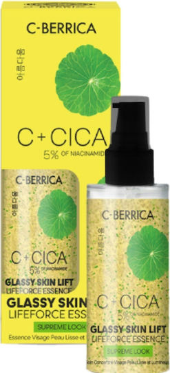 C+Cica C-Berrica Glassy Skin Lift Soothing & Moisturizing Essence Face with Vitamin C & Niacinamide for Detoxification & Radiance 50ml