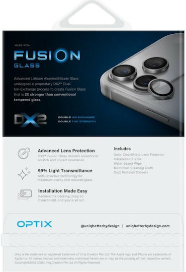 Uniq Optix Clearshield Core Dx2 Camera Lens Protector Iphone 18 Pro Iphone 18 Pro Max Clear Uniq-ip6.3p-6.9p 2026 Cclenscclr