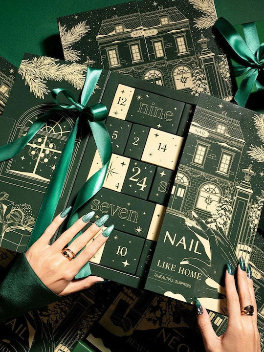 Neonail Calendarul Advent Beauty Feels Like Home 24 Bucăți