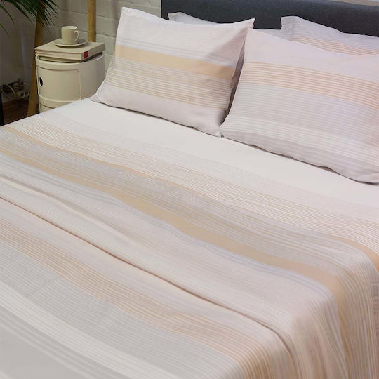 Σεντόνια Υπέρδιπλα Σετ Naf-naf Diamond 254 Opal Beige Σεντόνια Υπέρδιπλα Σετ Naf-naf Diamond 254 Opal Beige