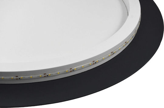 BD art Στρογγυλός Καθρέπτης Μπάνιου Led 70x70cm Λευκός