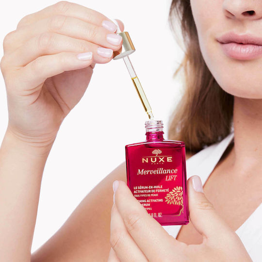 Nuxe Merveillance Lift Ser Ulei Hidratant și Anti-îmbătrânire pentru Față pentru Lifting și Tonifiere 30ml