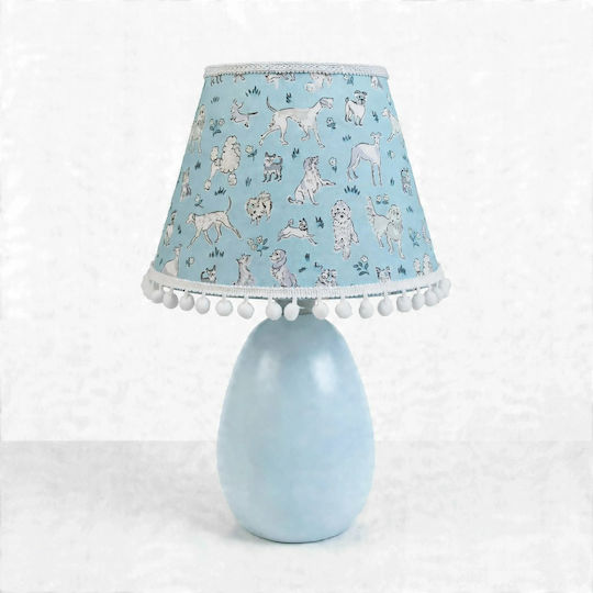 Kids Side Table Lamp White 35x20x13cm E27