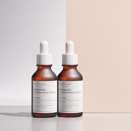 Mary & May Niacinamide Chaenomeles Sinensis Anti-aging Serum Face with Niacinamide 30ml