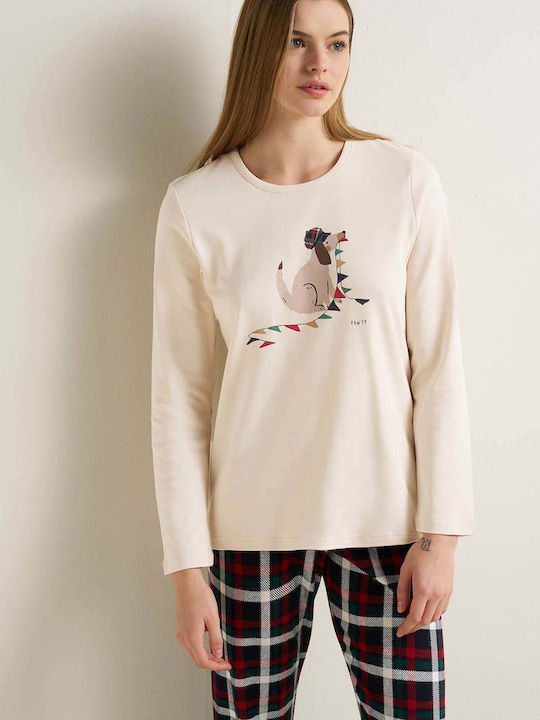 Vamp Зимен дамски комплект пижами Fleece