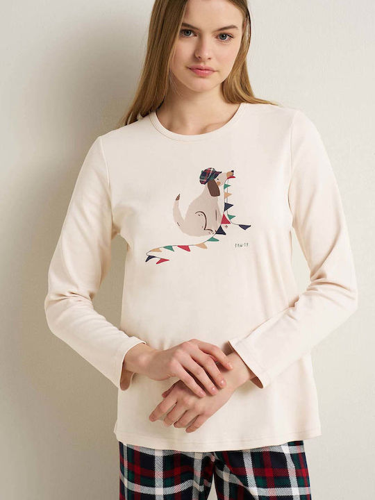 Vamp Зимен дамски комплект пижами Fleece