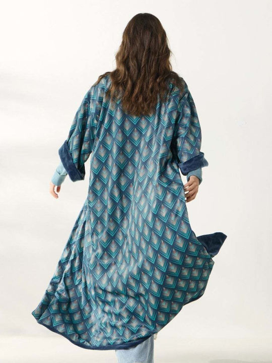 Kentia Winter Women's Velvet Robe 02 Ladon 02