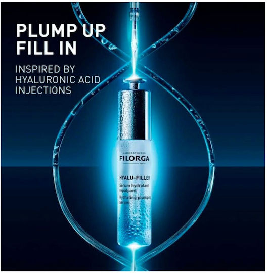 Hyalu-Filler Feuchtigkeitsspendend & Anti-Aging Serum Gesicht & Augen mit Niacinamid & Hyaluronsäure für Entgiftung & Glättung 30ml