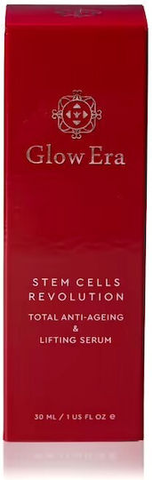 Glow Era Stem Cells Serum Hidratant și Anti-Îmbătrânire pentru Față cu Acid Hialuronic pentru Detoxifiere și Strălucire 30ml