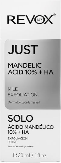 Just Mandelic Acid 10% + Ha Moisturizing Face Serum with Hyaluronic Acid for Acne 30ml