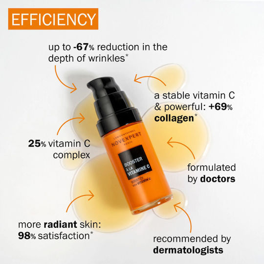 Novexpert Booster Vitamin C Serum Booster Προσώπου με Βιταμίνη C για Λάμψη 10ml