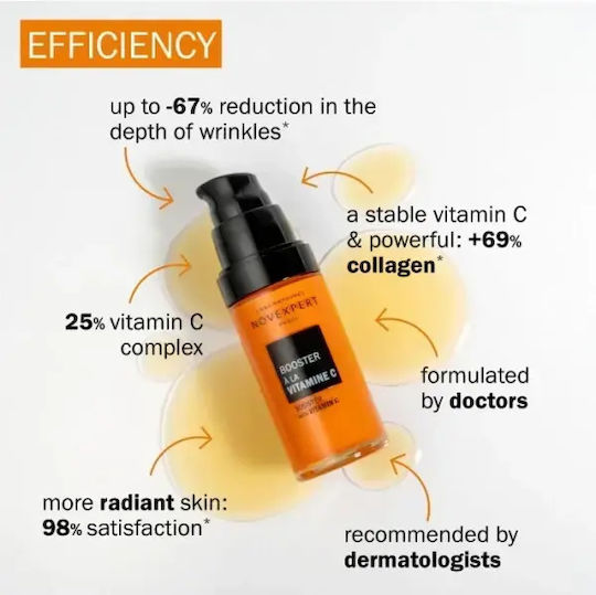 Novexpert Booster Vitamin C Serum Booster Προσώπου με Βιταμίνη C για Λάμψη 10ml