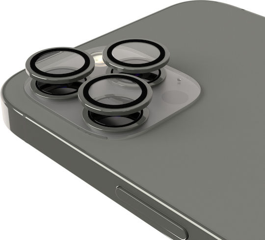 Casper Tempered Glass Camera Protection Grey for iPhone 15 Pro / 15 Pro Max