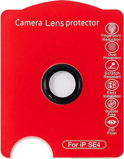 Casper Προστασία Κάμερας Tempered Glass Μαύρο για το Iphone 16e / 17e