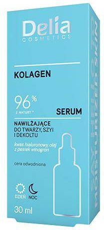 Delia Cosmetics Serum Hidratant și Anti-îmbătrânire Pentru Față cu Colagen 30ml