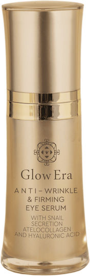 Glow Era Serum Anti-Îmbătrânire pentru Ochi cu Secreție de Melc și Acid Hialuronic 15ml