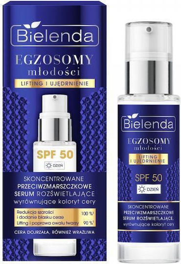 Bielenda Anti-Aging Face Serum SPF50 With Niacinamide & Hyaluronic Acid For Brightening 30ml