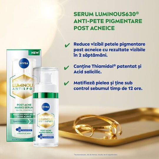 Nivea Cellular Luminous 630 Serum Fata pentru Strălucire & Pete Pigmentare 30ml