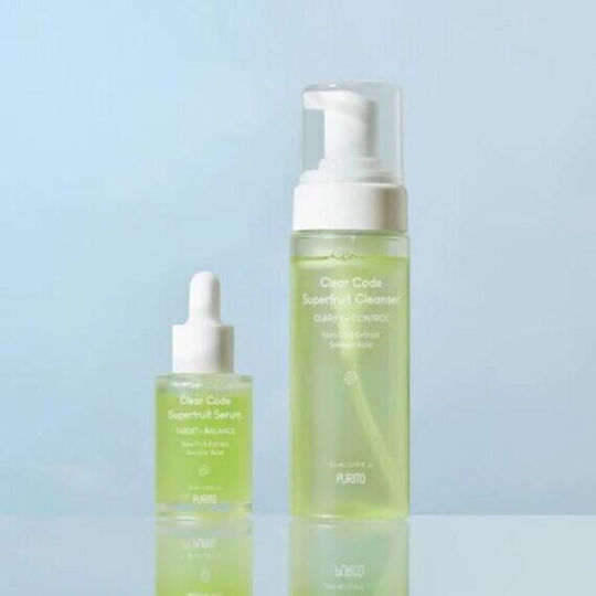 Clear Code Superfruit Target + Balance Serum Face for Detoxification & Nourishment 30ml