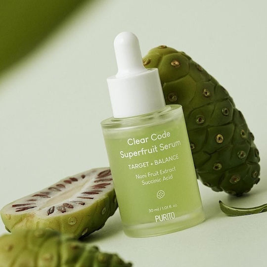 Clear Code Superfruit Target + Balance Serum Face for Detoxification & Nourishment 30ml