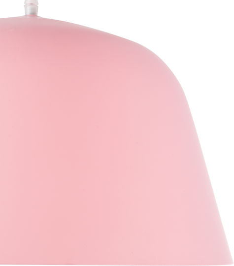 GloboStar Upvale Pendant Light Pink Bell with Socket E27 40x24cm