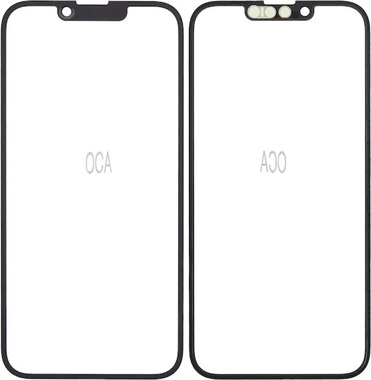 2 in 1 Glas + Oca Vorinstalliert Iphone 14 10er Pack