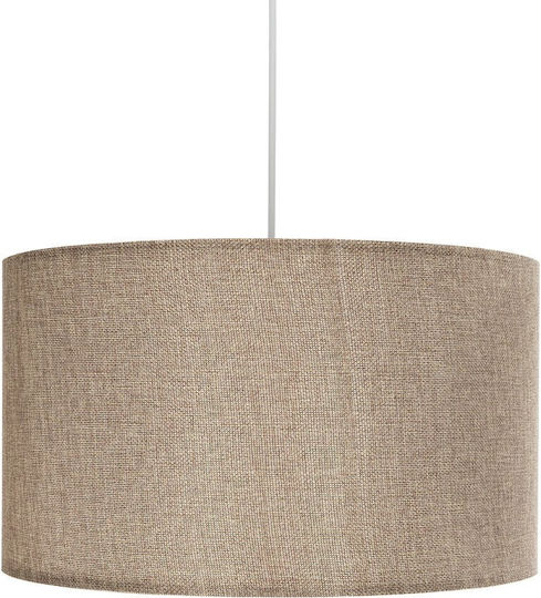 GloboStar Lofty Pendant Light Beige with Socket E27 38x38x70cm