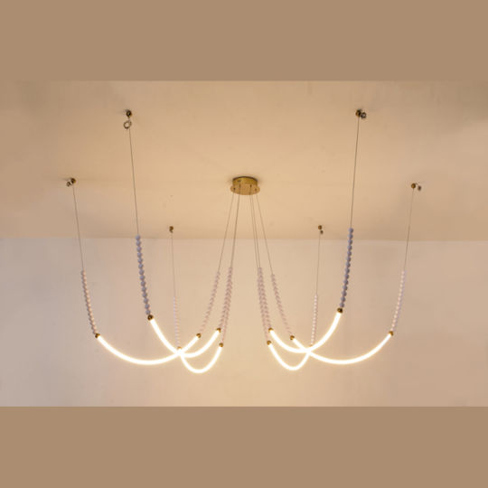 Eurolamp Eurolamp Deckenleuchte Weiß LED mit Warmweißem Licht 150x150x120cm