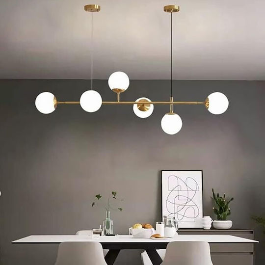 Lightplanet Lustru Suspendat Alb LED
